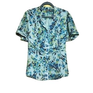 APT.9 chiffon floral blouse.